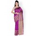 Purple Striped Traditional Saree